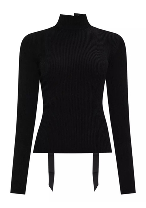 Balenciaga ribbed jumper - Black