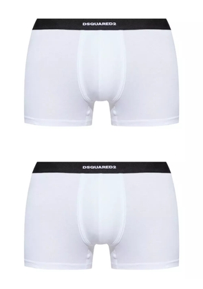 DSQUARED2 logo-jacquard boxer shorts - White