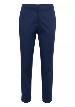 ETRO stretch-cotton cropped trousers - Blue