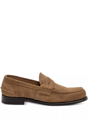 Church's suede loafers - Brown