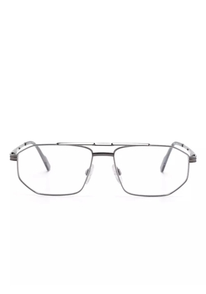 Cazal pilot frame glasses - Silver