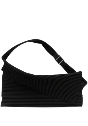 Homme Plissé Issey Miyake Overlap shoulder bag - Black