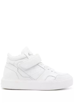 Zadig&Voltaire Flash mid-top flatform sneakers - White