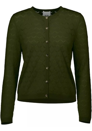 Allude button-down cardigan - Green