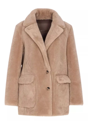 Urbancode reversible faux fur coat - Neutrals