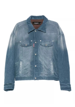 DSQUARED2 corduroy button jacket - Blue