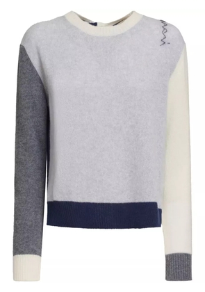 Marni colourblock sweater - Grey