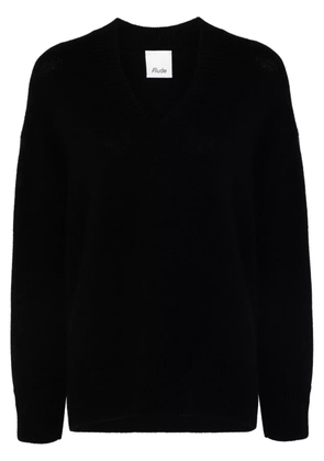 Allude cashmere sweater - Black