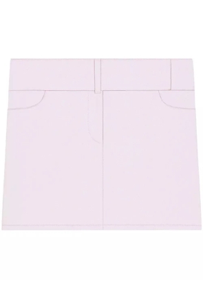 Courrèges belted mini skirt - Pink