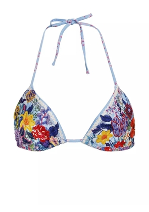 Agua Bendita Lolita bikini top - Blue