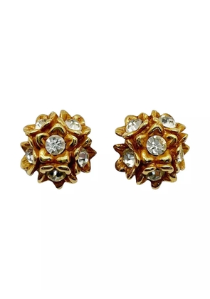 Jennifer Gibson Jewellery 1980s Alexis Lahellec floral-cluster earrings - Gold