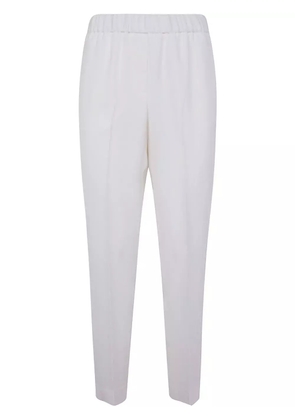 Peserico pleat-detail trousers - White