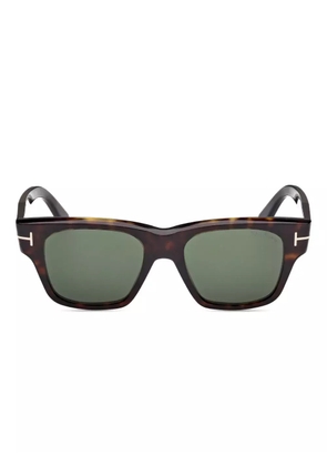 TOM FORD Eyewear tortoiseshell square-frame sunglasses - Brown
