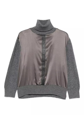 Max & Moi PUMPKY roll-neck sweater - Grey