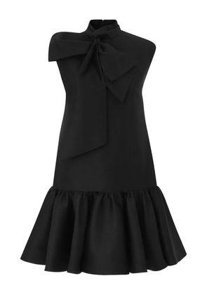 ZIMMERMANN tie-neck flared mini dress - Black