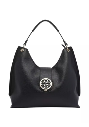 V°73 Federica push-lock clover shoulder bag - Black