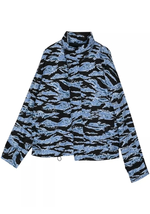 Fumito Ganryu x Phenomenon Tiger Camo cotton jacket - Blue