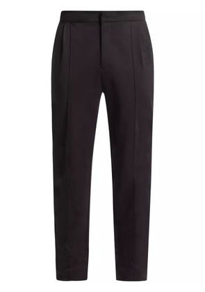 Michael Kors pressed-crease tapered trousers - Black