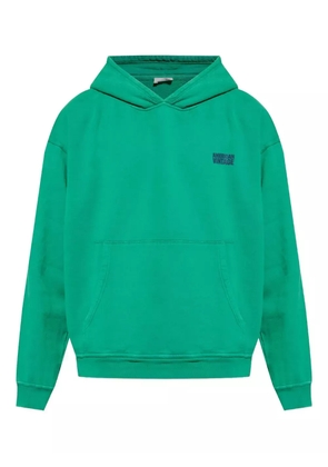 American Vintage logo-print hoodie - Green