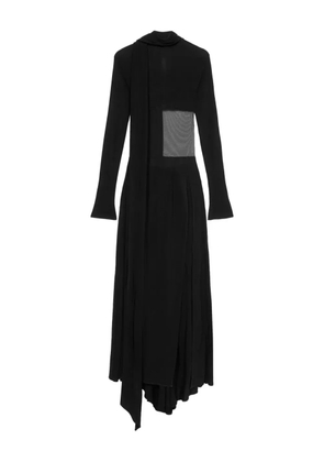 Blumarine mesh-insert dress - Black