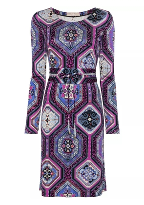 PUCCI geometric-print midi dress - Purple