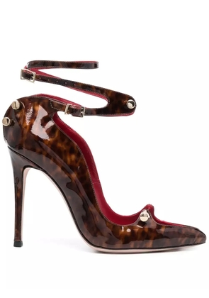 HARDOT Harlot tortoiseshell-effect pumps - Brown