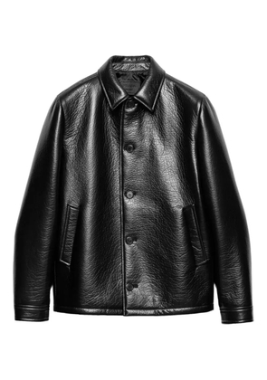 Prada leather jacket - Black