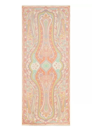 ETRO printed silk scarf - Orange