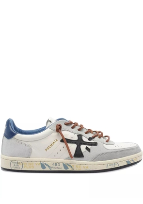 Premiata Bskt Clay 7617 leather sneakers - White