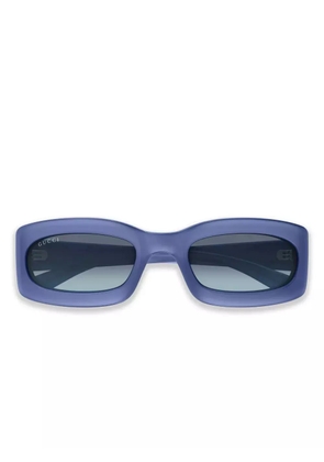 Gucci Eyewear rectangle-frame sunglasses - Blue