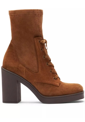 Stuart Weitzman 80mm Everitt boots - Brown