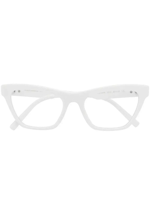 Dolce & Gabbana Eyewear cat-eye frame optical glasses - White