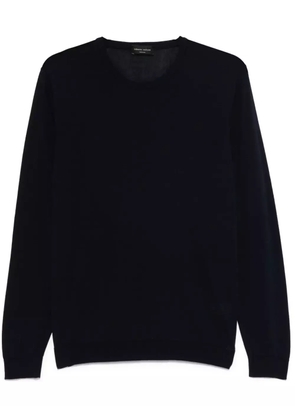 Roberto Collina crew-neck sweater - Blue