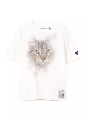 Maison MIHARA YASUHIRO cat-print T-shirt - White