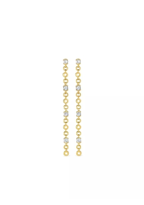 V JEWELLERY Lyla 18kt gold vermeil drop earrings