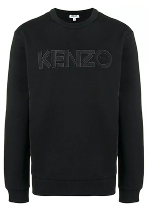 Kenzo logo patch sweatshirt - Black