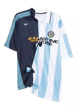 Martine Rose panelled striped jersey - Blue