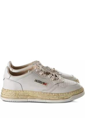 Maison MIHARA YASUHIRO x Autry perforated-leather sneakers - White