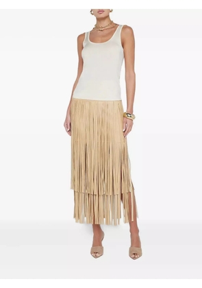 L'Agence Chrissy scoop-neck tank top - Neutrals