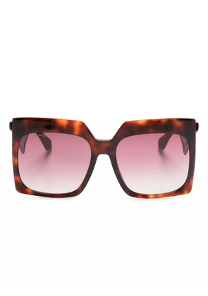 ETRO oversize square-frame sunglasses - Brown