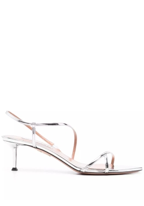 Aquazzura 50mm Tease sandals - Silver