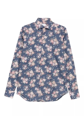 Xacus floral-print shirt - Blue