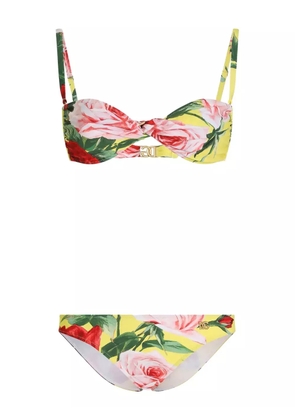 Dolce & Gabbana printed bikini - Yellow