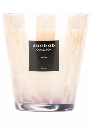 Baobab Collection Pearls scented candle - White