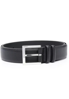 Orciani buckle-fastening leather belt - Black