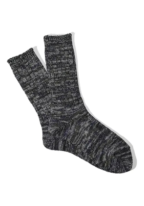 Anonymous Ism 5Color Mix Crew socks - Black