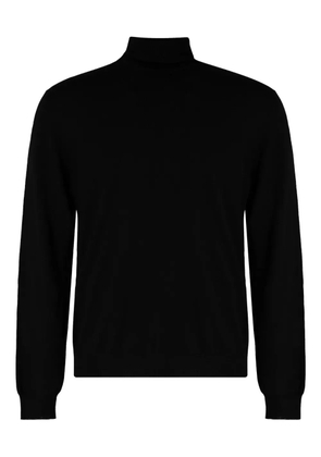 slowear ribbed turtleneck sweater - Black
