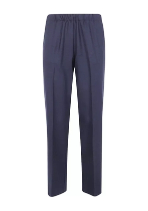 Kiltie elastic-waist trousers - Blue