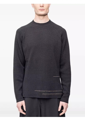 Devoa ribbed-knit pullover sweater - Black