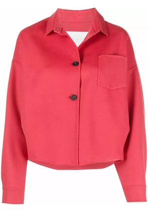 Fabiana Filippi drop-shoulder buttoned shirt - Red